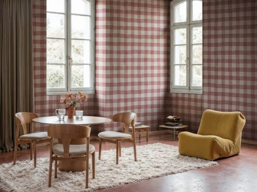 Fototapeta kratka Rebel Walls R21591 Gingham Red Hot Pops