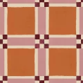 Fototapeta geometryczna Rebel Walls R21592 Bold Grid Orange Hot Pops