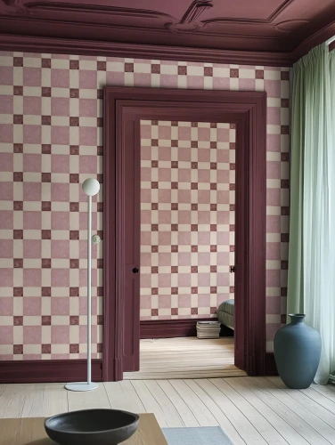 Fototapeta geometryczna - kwadraty Rebel Walls R21599 Artisan Square Pink Hot Pops