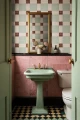 Fototapeta geometryczna - kwadraty Rebel Walls R21601 Artisan Square Green Hot Pops