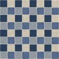 Fototapeta geometryczna - szachownica Rebel Walls R21607 Tile Blue Hot Pops