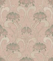 Fototapeta roślinna Rebel Walls R21748 Art Nouveau Flower Pink Hot Pops