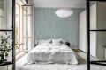 Fototapeta falujące linie Rebel Walls R22098 Ribbon Stripe Light Blue Hot Pops