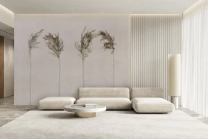 Fototapeta źdźbła trawy Anticci Wall Art