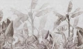 Fototapeta egzotyczna roślinność Rainforest Beige Wall Art
