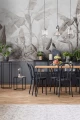 Fototapeta egzotyczna roślinność Rainforest Beige Wall Art