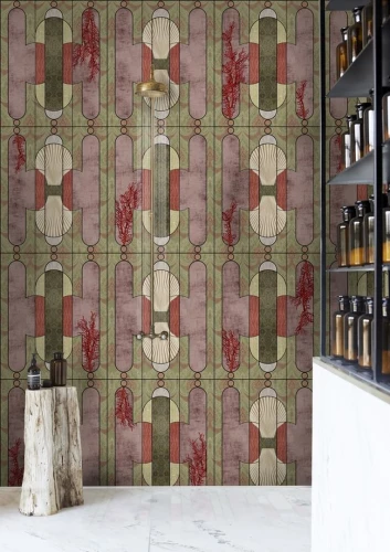 Fototapeta geometryczna Wall&Deco WET_CC1901 WET SYSTEM 2019