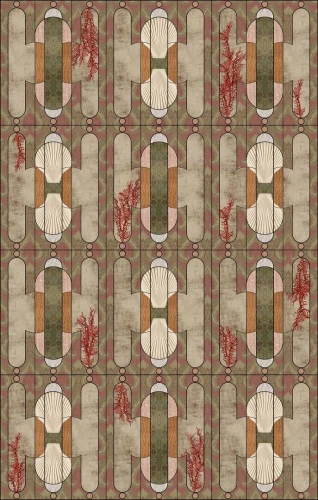 Fototapeta geometryczna Wall&Deco WET_CC1902 WET SYSTEM 2019