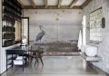 Fototapeta czapla Wall&Deco WET_CR1901 WET SYSTEM 2019