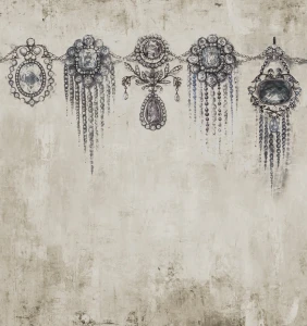Fototapeta biżuteria Wall&Deco WET_JO1902 WET SYSTEM 2019