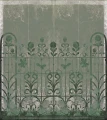 Fototapeta ogrodowe kraty Wall&Deco WET_SG1902 WET SYSTEM 2019
