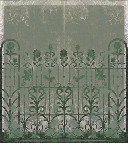 Fototapeta ogrodowe kraty Wall&Deco WET_SG1902 WET SYSTEM 2019