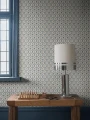 Tapeta kratownica i kwiaty Sandberg S10669 Elena Blue Villa Como