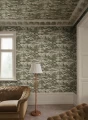 Tapeta malarski krajobraz Como Sandberg S10689 Lake Como Forest Green Villa Como