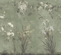 Fototapeta botaniczna w malarskim stylu Sandberg S10815 Nicola Sage Green Villa Como