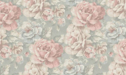 Tapeta kwiaty vintage Grandeco KE3001 Keen - 106 cm szer.