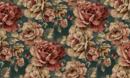 Tapeta kwiaty vintage Grandeco KE3004 Keen - 106 cm szer.