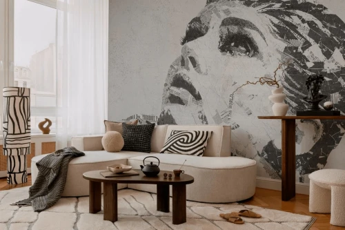 Fototapeta artystyczny portret Audrey Wall Art