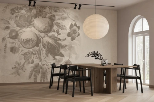 Fototapeta kwiaty Boudoir Greige Wall Art