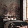 Fototapeta dzika roślinność w malarskim stylu Carmine Wall Art