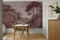 Fototapeta krajobraz natury i architektury Cartagine Burgundy Wall Art