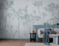 Fototapeta nowoczesna łąka Erbario Sky Wall Art