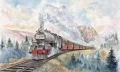 Fototapeta pociąg Express Wall Art