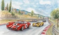 Fototapeta samochody wyścigowe Le Mans Wall Art