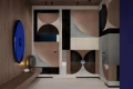 Fototapeta geometryczna Opus Cobalt Wall Art