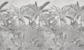 Fototapeta tropikalna roślinność Robinson Sketch Wall Art