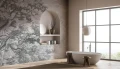 Fototapeta korony drzew Sanctuary Grey Wall Art