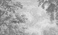 Fototapeta korony drzew Sanctuary Grey Wall Art