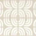 Tapeta tekstylna z geometrycznym haftem Casamance 71860268 Ares Mimbeau