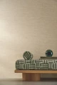 Tapeta tekstylna mieniąca Casamance 72110117 Belisaire Mimbeau