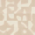 Tapeta tekstylna geometryczna Casamance 73680276 Arguin Mimbeau