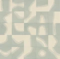 Tapeta tekstylna geometryczna Casamance 73680319 Arguin Mimbeau