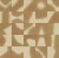 Tapeta tekstylna geometryczna Casamance 73680498 Arguin Mimbeau