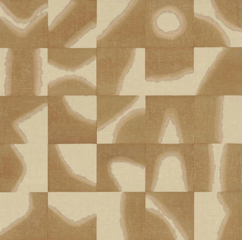 Tapeta tekstylna geometryczna Casamance 73680498 Arguin Mimbeau