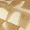 Tapeta tekstylna geometryczna Casamance 73680498 Arguin Mimbeau