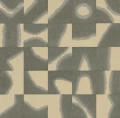Tapeta tekstylna geometryczna Casamance 73680525 Arguin Mimbeau