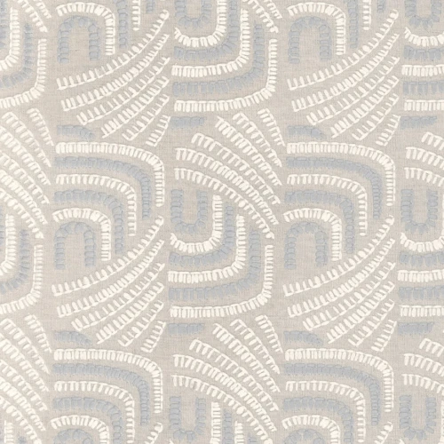 Tapeta tekstylna z haftem Casamance 77020265 Piquey Mimbeau