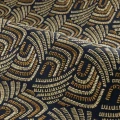 Tapeta tekstylna z haftem Casamance 77020301 Piquey Mimbeau