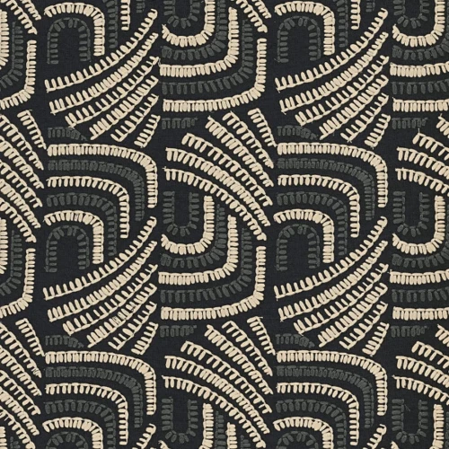 Tapeta tekstylna z haftem Casamance 77020423 Piquey Mimbeau