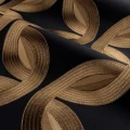 Tapeta tekstylna z eleganckim haftem Casamance 77380288 Mimbeau