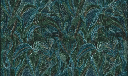 Tapeta tekstylna haftowane liście Casamance 72740327 Taormina