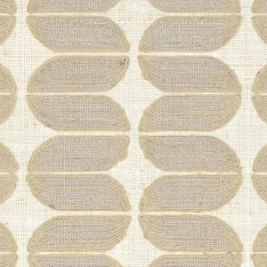 Tapeta naturalna z haftem Casamance 72970100 Isola Taormina