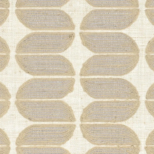 Tapeta naturalna z haftem Casamance 72970100 Isola Taormina