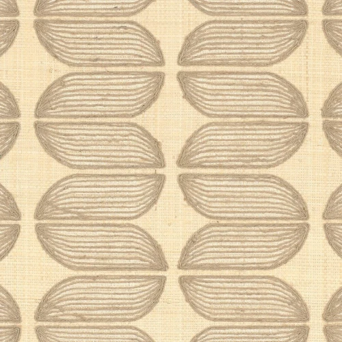 Tapeta naturalna z haftem Casamance 72970202 Isola Taormina