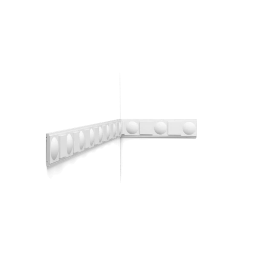 Listwa ścienna art-deco P9902 Link Orac Decor wys. 7 cm
