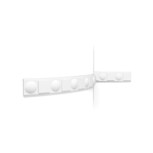 Listwa elastyczna ścienna art-deco P9902F Link Orac Decor wys. 7 cm